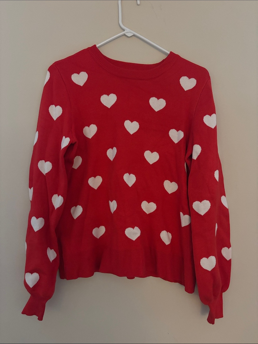 Marled Reunited Clothing Red Knit Sweater